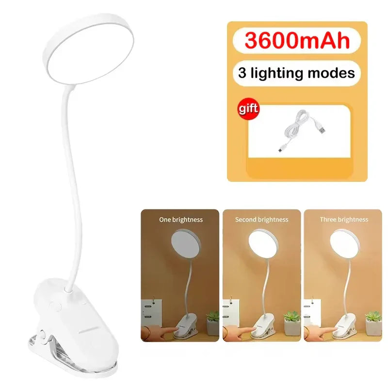 LED Table Lamp USB Rechargeable