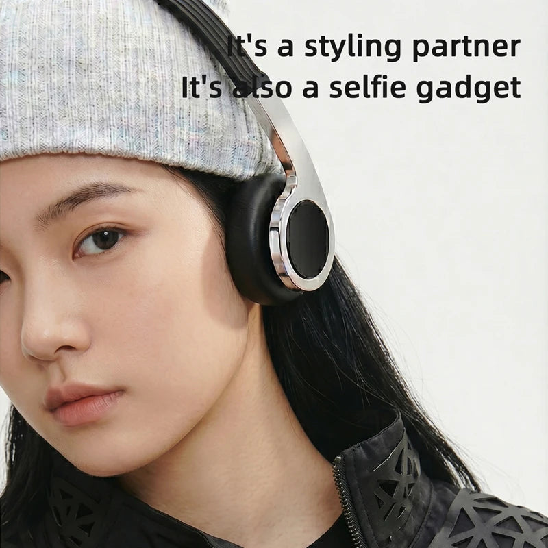 Lenovo New Retro Compact Over-Ear Bluetooth Headphones Perfect for Photos with Wireless Bluetooth Headphones in Macaron Colors