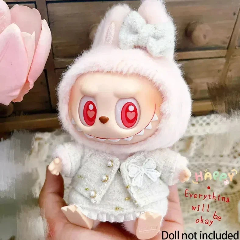 17cm Labubu Hoodie Clothes