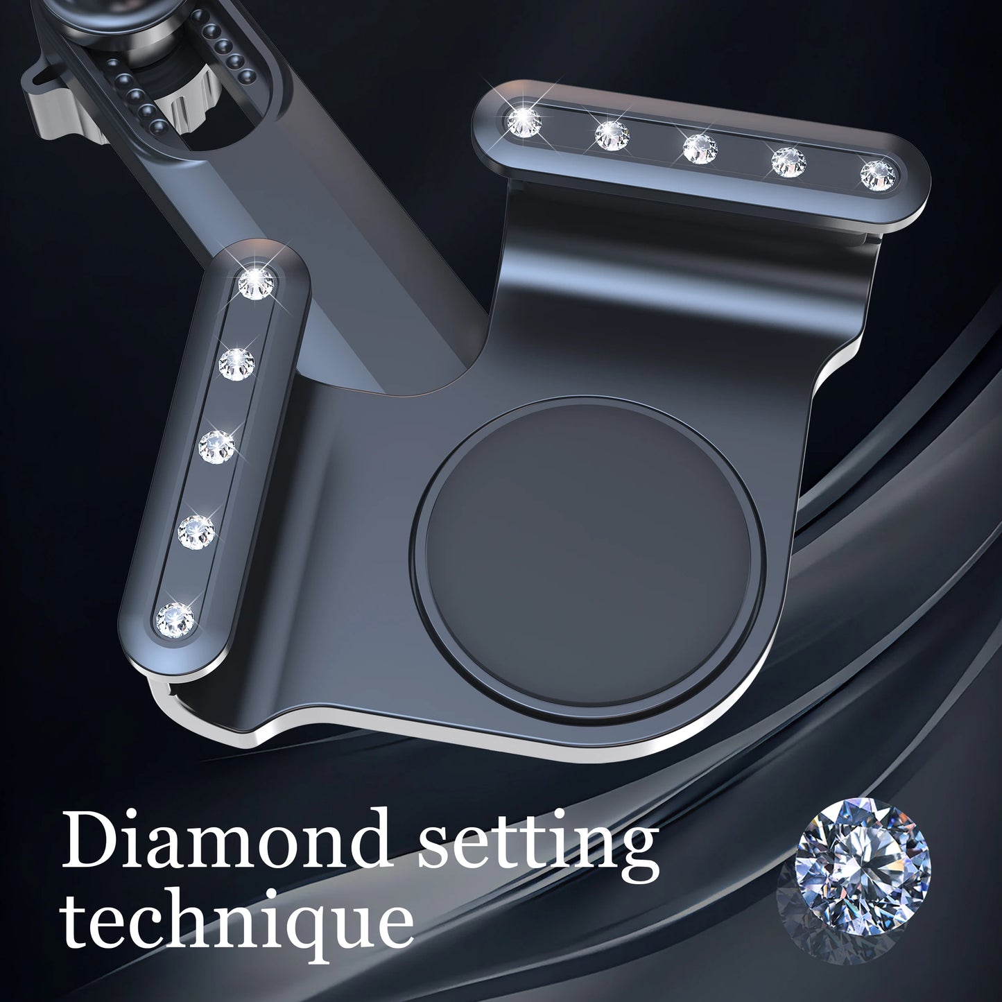 Phone Holder for  Model 3 and Y Accessories Magnetic Car Mount  Strongest Magnet Power Compatible with all phone