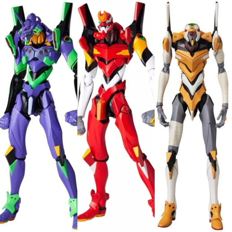 Figuras Ação Articuladas Neon Genesis Evangelion EVA Unidade-01 e Unidade-00, Kits de Modelagem e Brinquedos - Presente Perfeito
