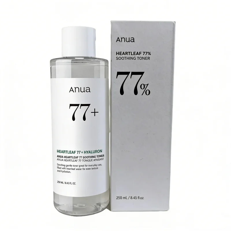 Anua Heartleaf 77% Soothing Toner,Moisturizing,Calming Skin,Refreshing,Purifying for Sensitive Skin Skincare Products 250ml