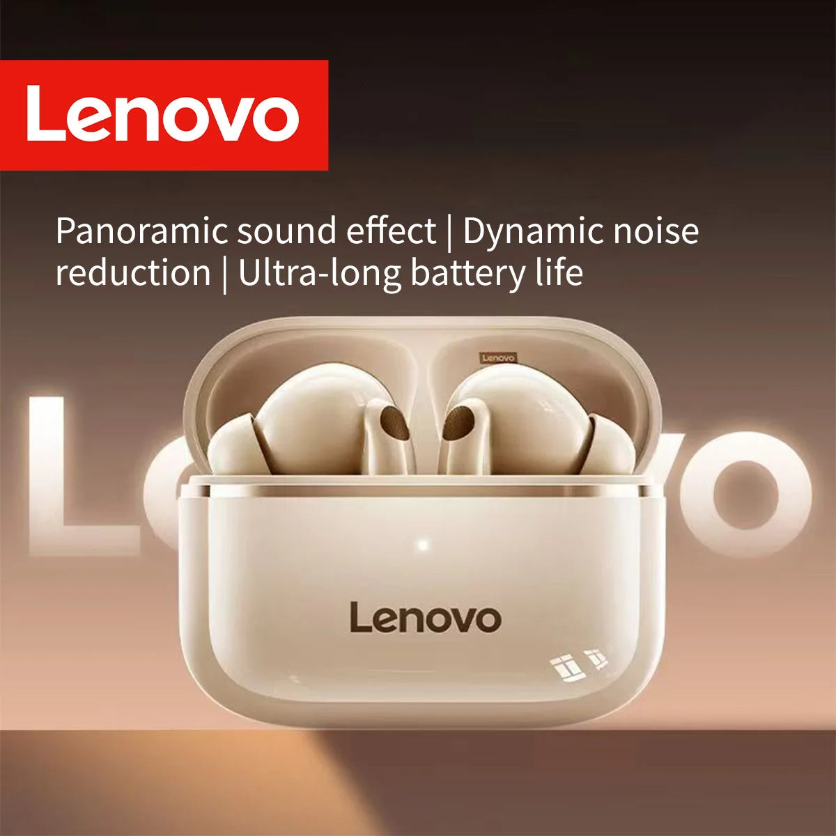 Lenovo EA230 Bluetooth 5.4 Wireless Headphones Built In Microphone USB Type C Charging Port Noise Isolating Comfortable Over New
