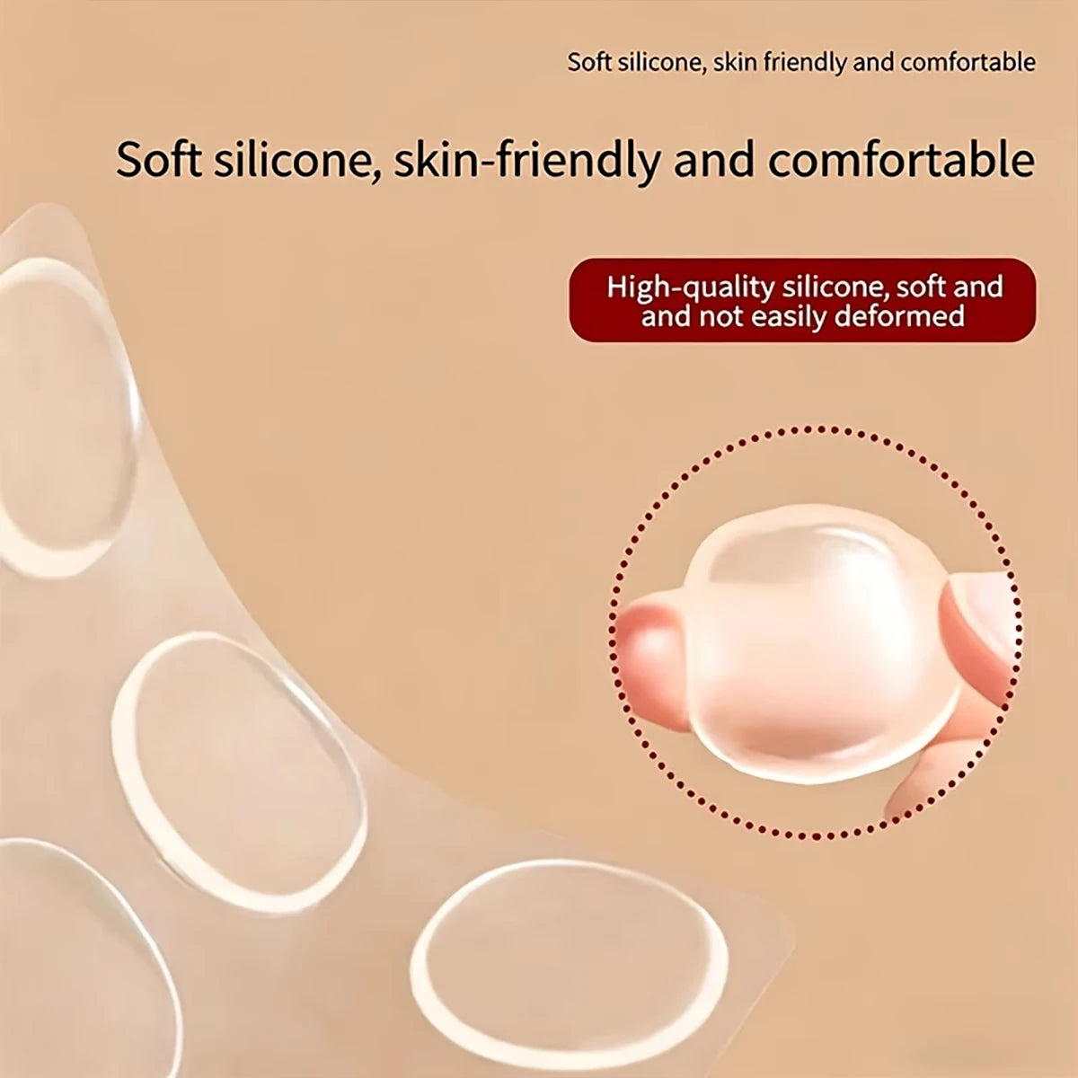 54/30/6 Pieces of Self-Adhesive Sleep Forehead Patches - Reusable Anti-Wrinkle Elastic Patches for the Face, Suitable for Full Face Facial Training, Washable, Sticky and Reusable