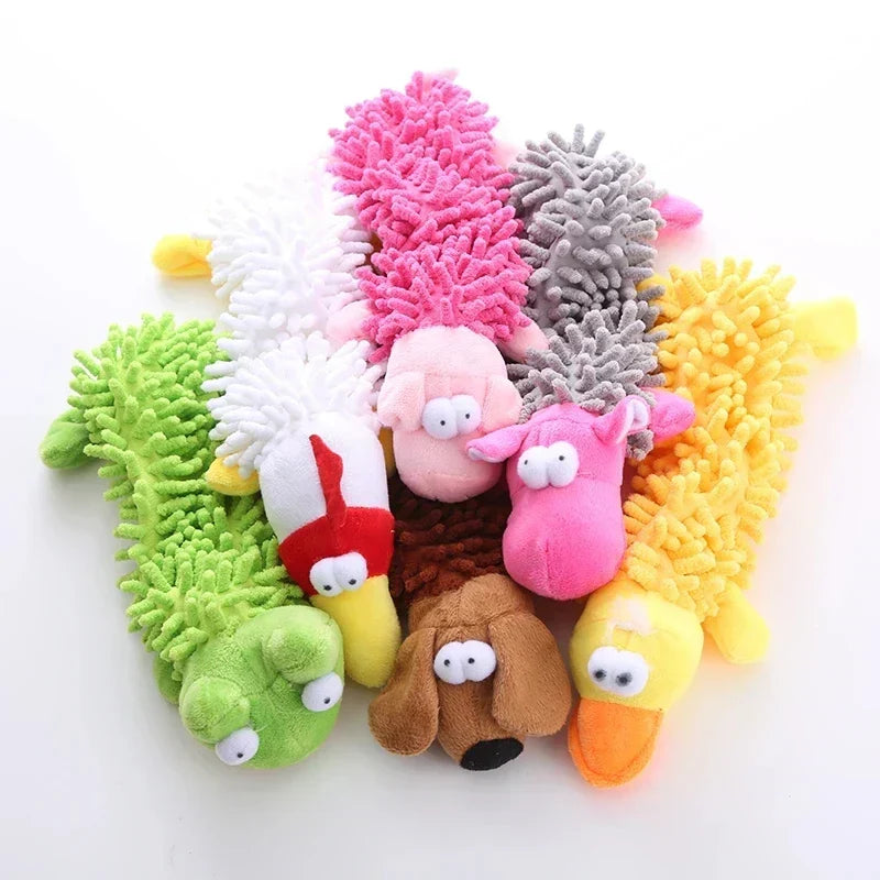 Plush Sound Dog Chew Toy