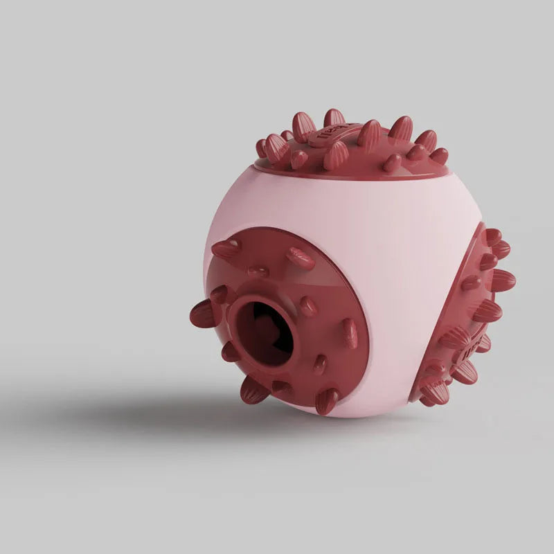 Indestructible Dog Leaky Food Ball Chew Toy Interactive Molar Bite Resistant Pet Ball Puppy Self Entertainment Relief Boredom
