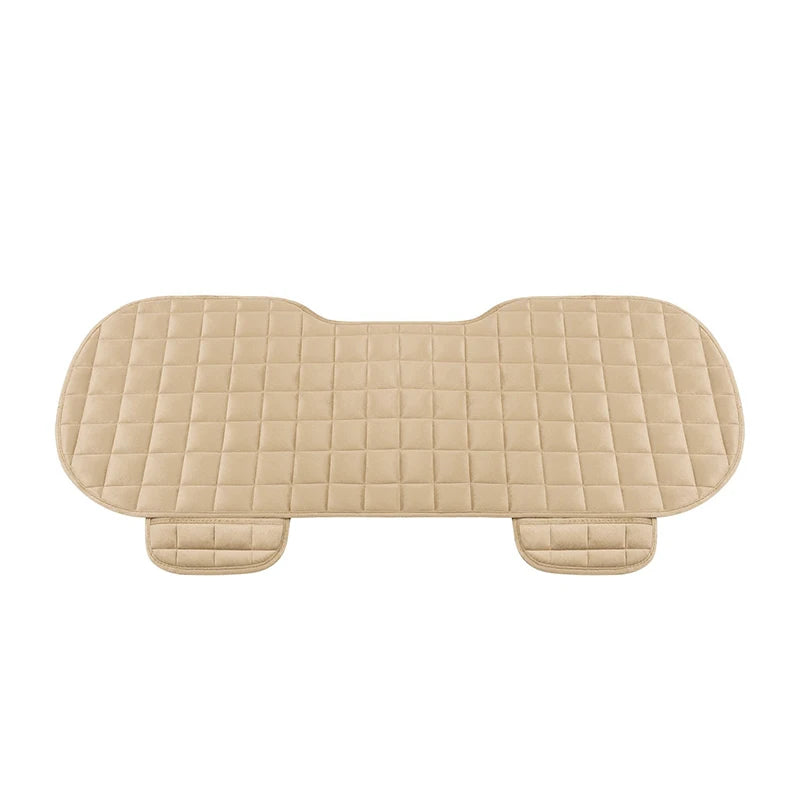 Car Seat Cover Front Rear Flocking Cloth Cushion Non Slide Winter Auto Protector Mat Pad Keep Warm Universal Fit Truck Suv Van