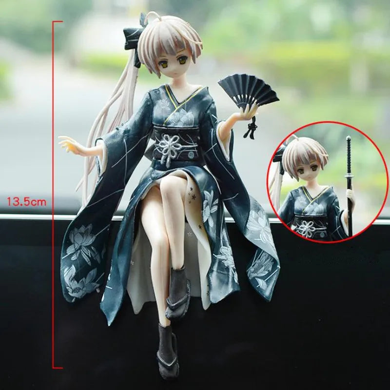 Japan 13CM Yosuga No Sora Figure PVC Action Anime Collection Peripherals Doll Model Toys Kimono for Kid Gift