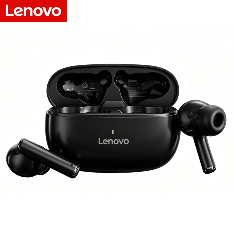 Lenovo Bluetooth Wireless Headphones Built In Microphone USB Type C Charging Port Noise Isolating Comfortable Over Ear Headset C