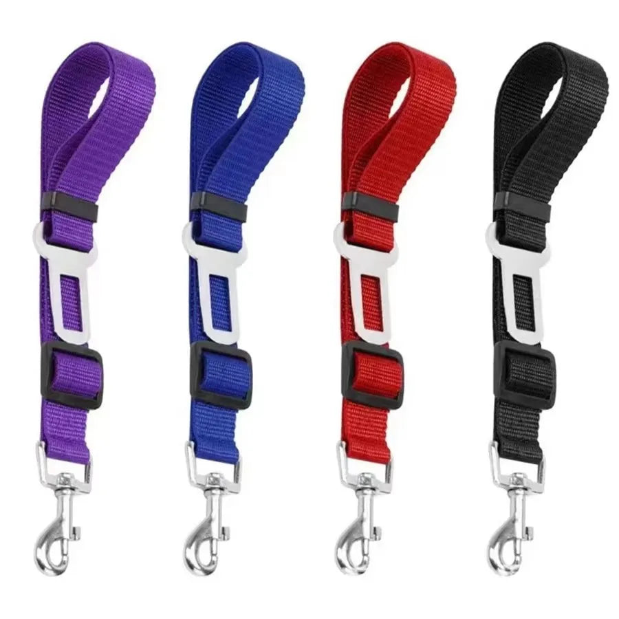 1-4Pcs Pet Cat Dog Car Seat Belt Suitable For Universal Safety Buckle Adjustable Safety Rope Dog Car Seat Belts Dog Accessoires