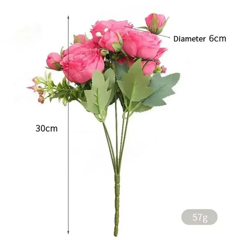 Flower Rose Pink Peony Bouquet