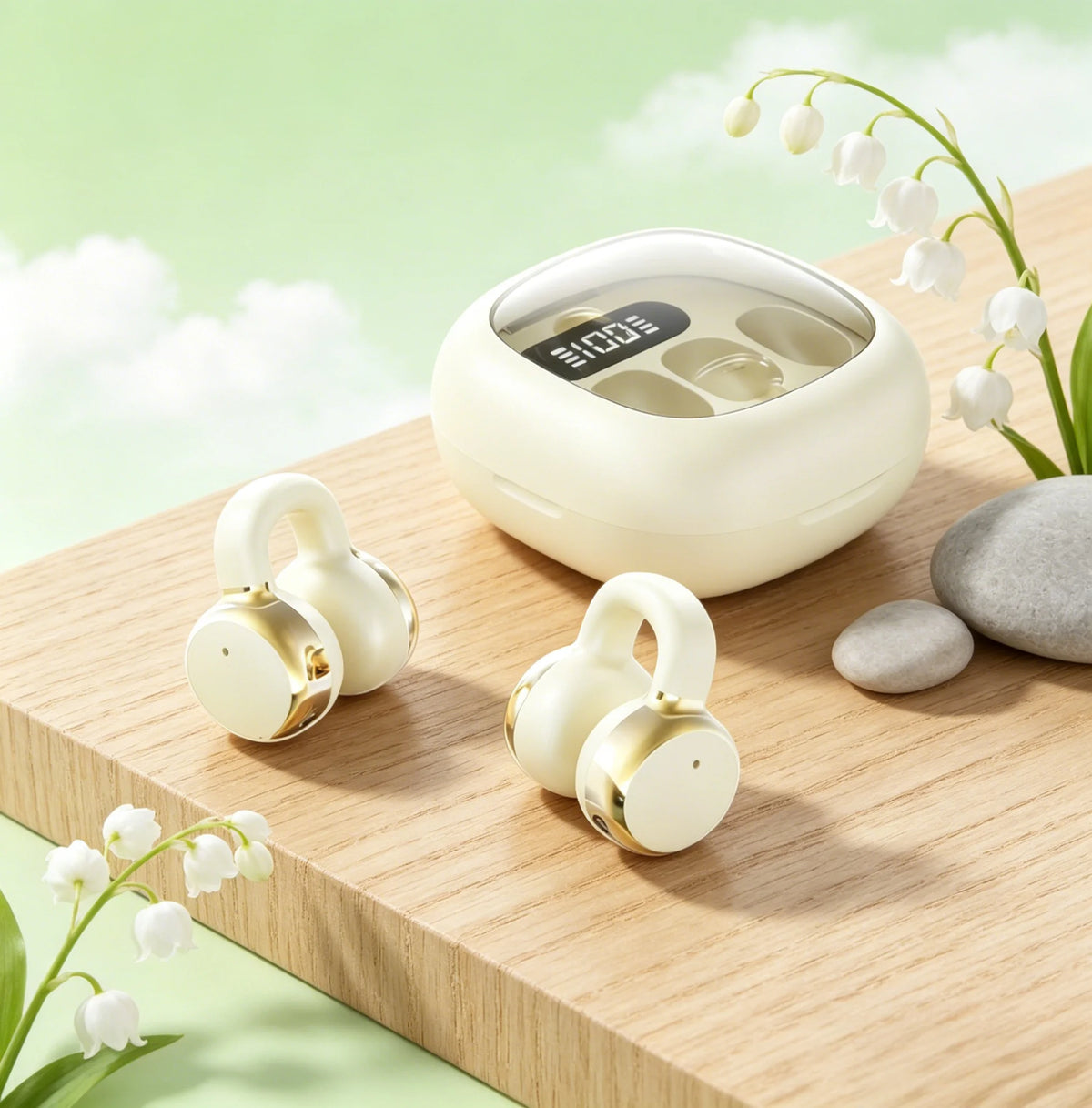 Wireless Earbuds Bluetooth Headphones Professional Bluetooth Headsets Feature Adjustable Headbands for Customized Ergonomic Fits