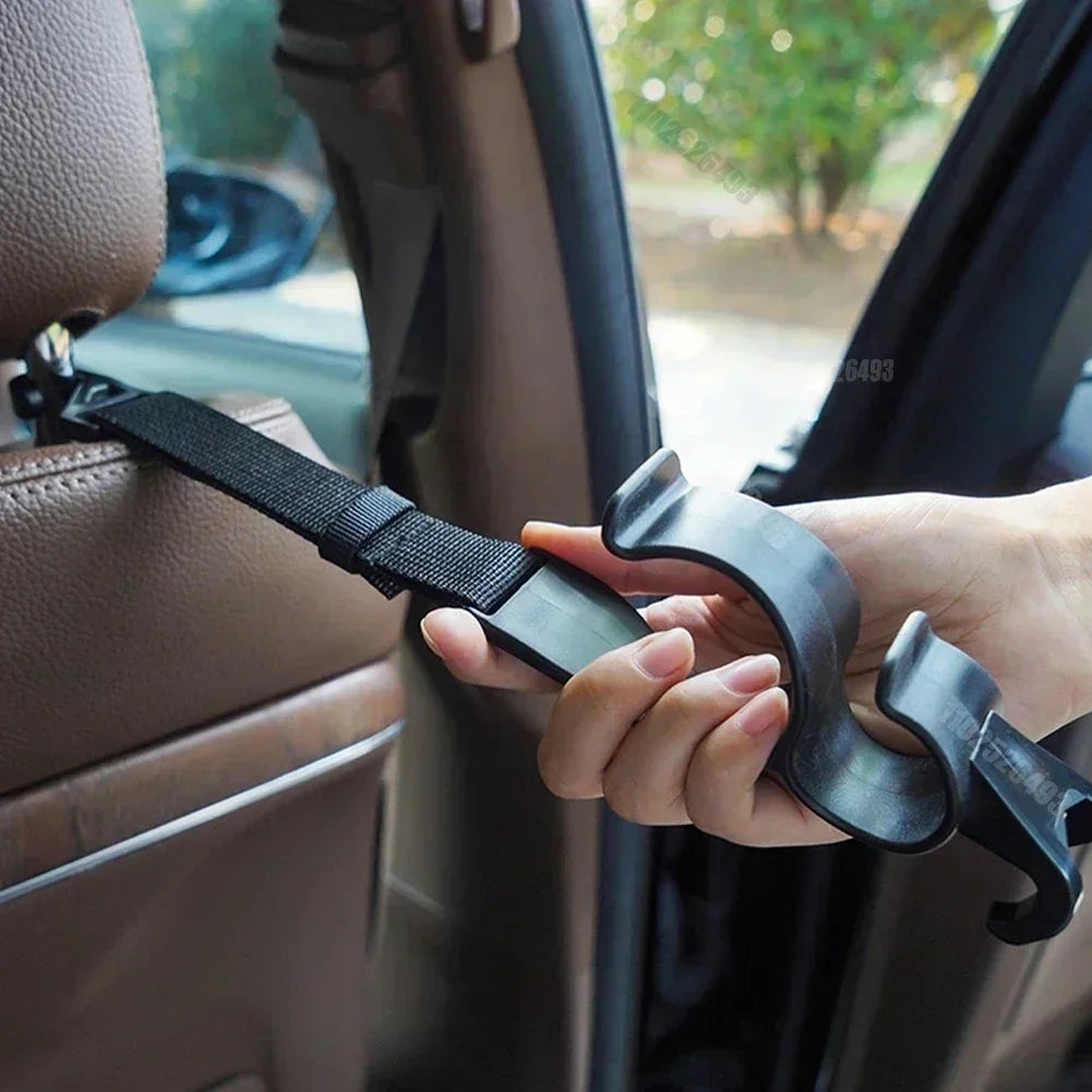 NEW Car Back Seat Hook Multi-function Rear 2pcs Seat Headrest Hanging Hook Umbrella Holder Seat Back Storage Interior Organizer