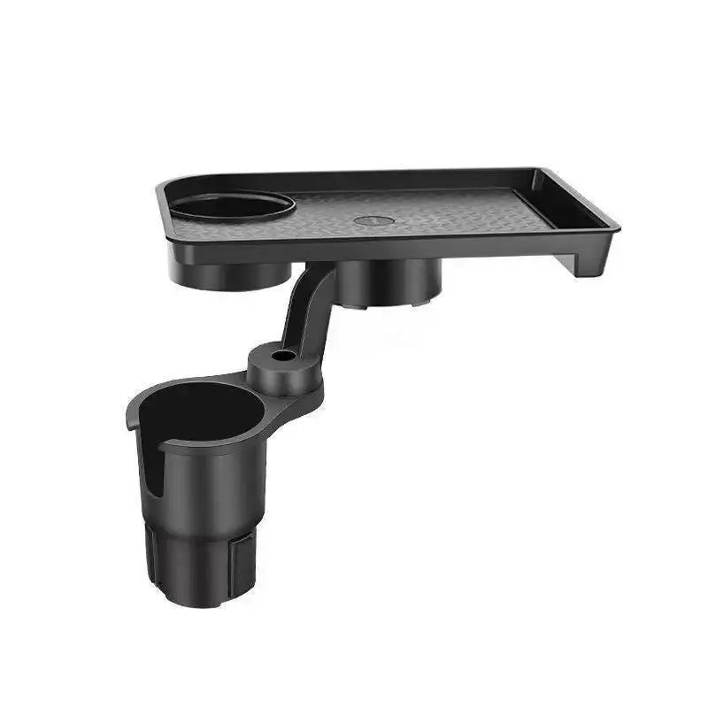 Multifunctional Car Cup Holder Extension Tray Adjustable Auto Interior Organizer Dining Table Storage For Vehicle Drinks