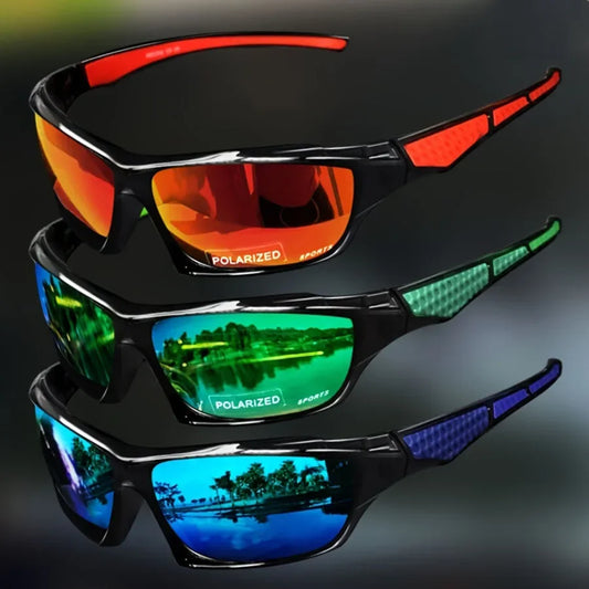 Polarized Sports Round Frame Sunglasses