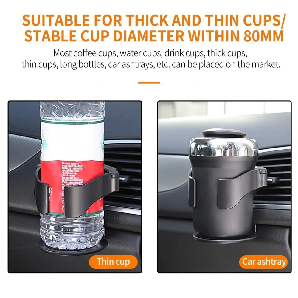Multifunctional Car Air Vent Drink Cup Bottle Holder Car Cup Holder Auto Coffee Cup Water Bottle Stand For Water Bottle Ashtray