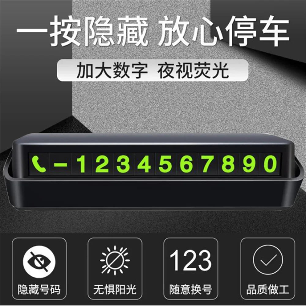 Car styling temporary parking card for ford focus kuga fiesta mondeo Tuga Ecosport mazda 2 3 6 cx5 volvo