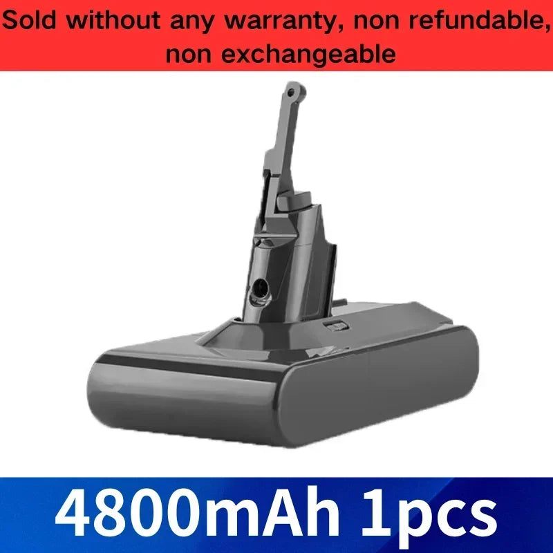 2025New for Dyson V8 21.6V 12800mAh Replacement Battery for Dyson V8 Absolute Cord-Free Vacuum Handheld Vacuum Cleaner Batte