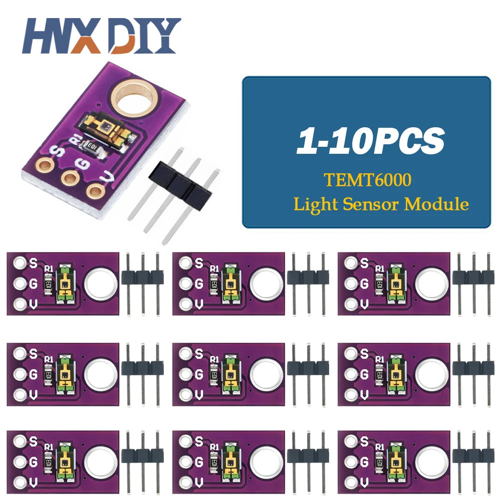 1/5/10PCS TEMT6000 Light Sensor Professional Photosensitive Sensor For Arduino Smart Electronics Test the Ray intensity Module