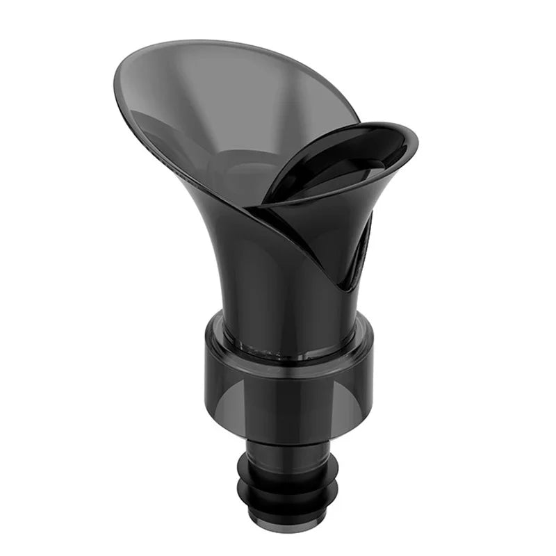 Petal-shaped red wine bottle stopper pourer universal wine bottle spout storage wine sealing freshness two-in-one closure cap