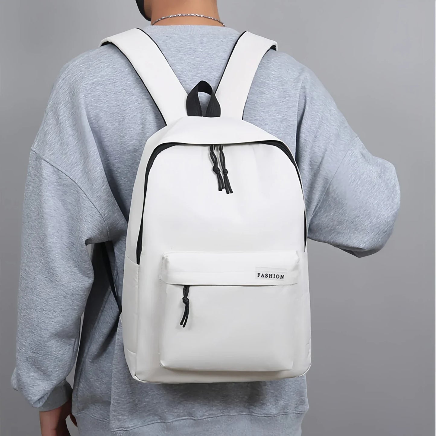 Men’s Minimalist Preppy Laptop Backpack