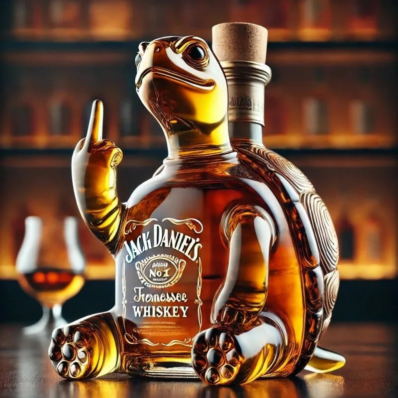 Funny Middle Finger Animal Modeling Wine Bottle Whiskey Glass Decanter Bar Wine