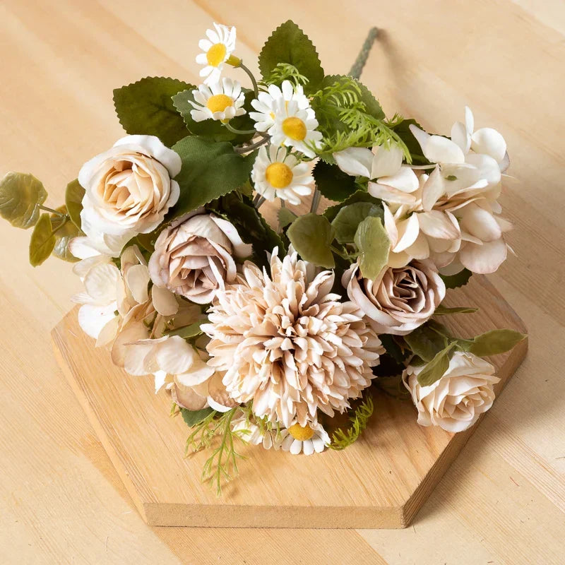 Silk Dandelion Flower Bouquet