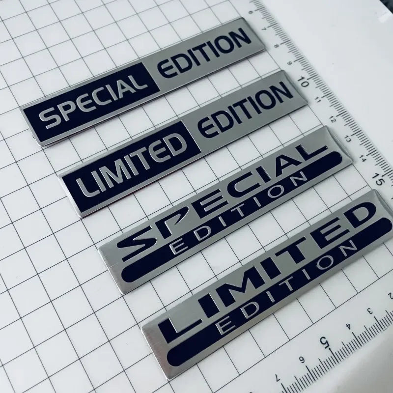 3D Metal LIMITED EDITION Emblem Sticker Aluminum Logo Car Fender Badge Trunk Decal Special EDITION Accessories
