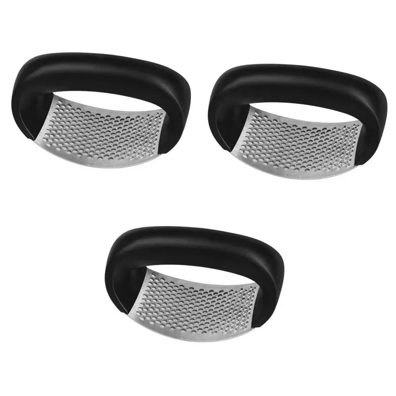 1-6Pcs Stainless Steel Washable Garlic Press, Thickened Garlic Clip, Household Garlic Puree Grinder, Garlic Mortar, Kitchen Tool