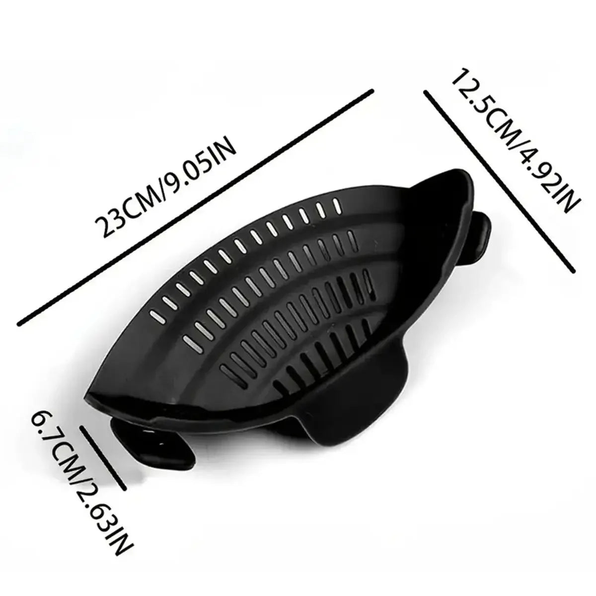 Silicone Clip Pot Strainer Anti Spill Water Drain Filter Adjust Design Pots Pans Bowls Perfect Straining Cooking Helper 1PC