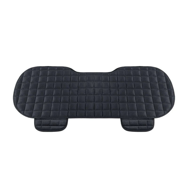 Car Seat Cover Front Rear Flocking Cloth Cushion Non Slide Winter Auto Protector Mat Pad Keep Warm Universal Fit Truck Suv Van