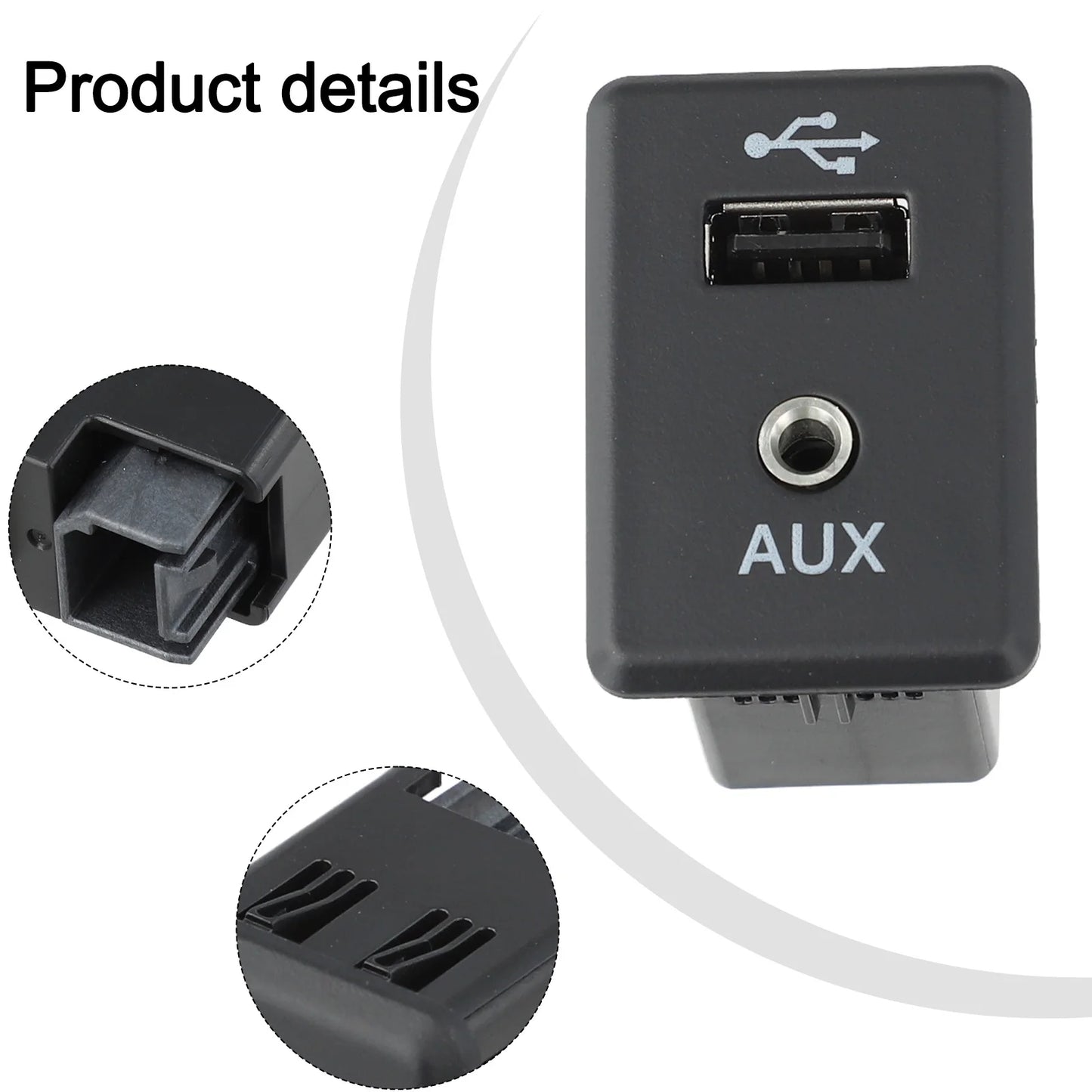 Car Audio Installation Car AUX Interface Car AUX Cable For Nissan Models Audio Car AUX Adaptor Wear-resistant Design