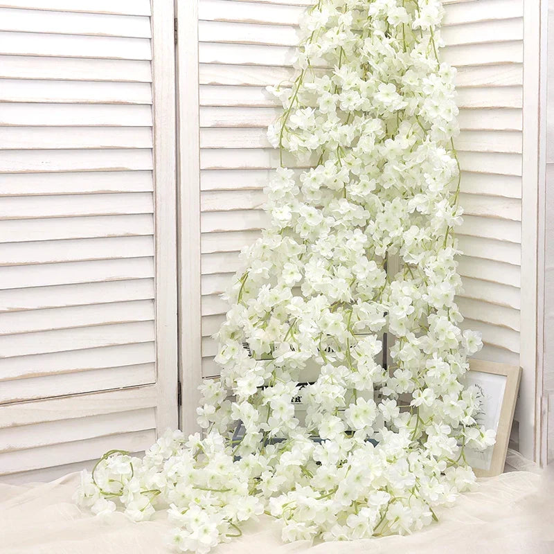 Kahaul Silk Cherry Blossom Vine