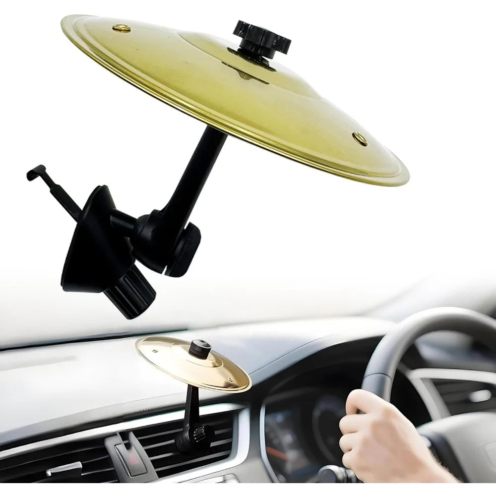 Car Cymbal, Car Cymbal Air Vent, Mini Drum Crash Cymbal for Car Vent, Suitable for All Types of Vehicles