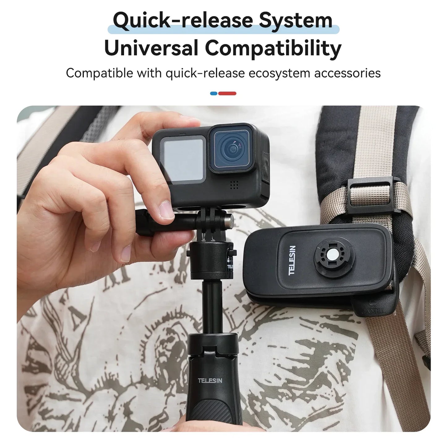 TELESIN Mini Selfie Tripod