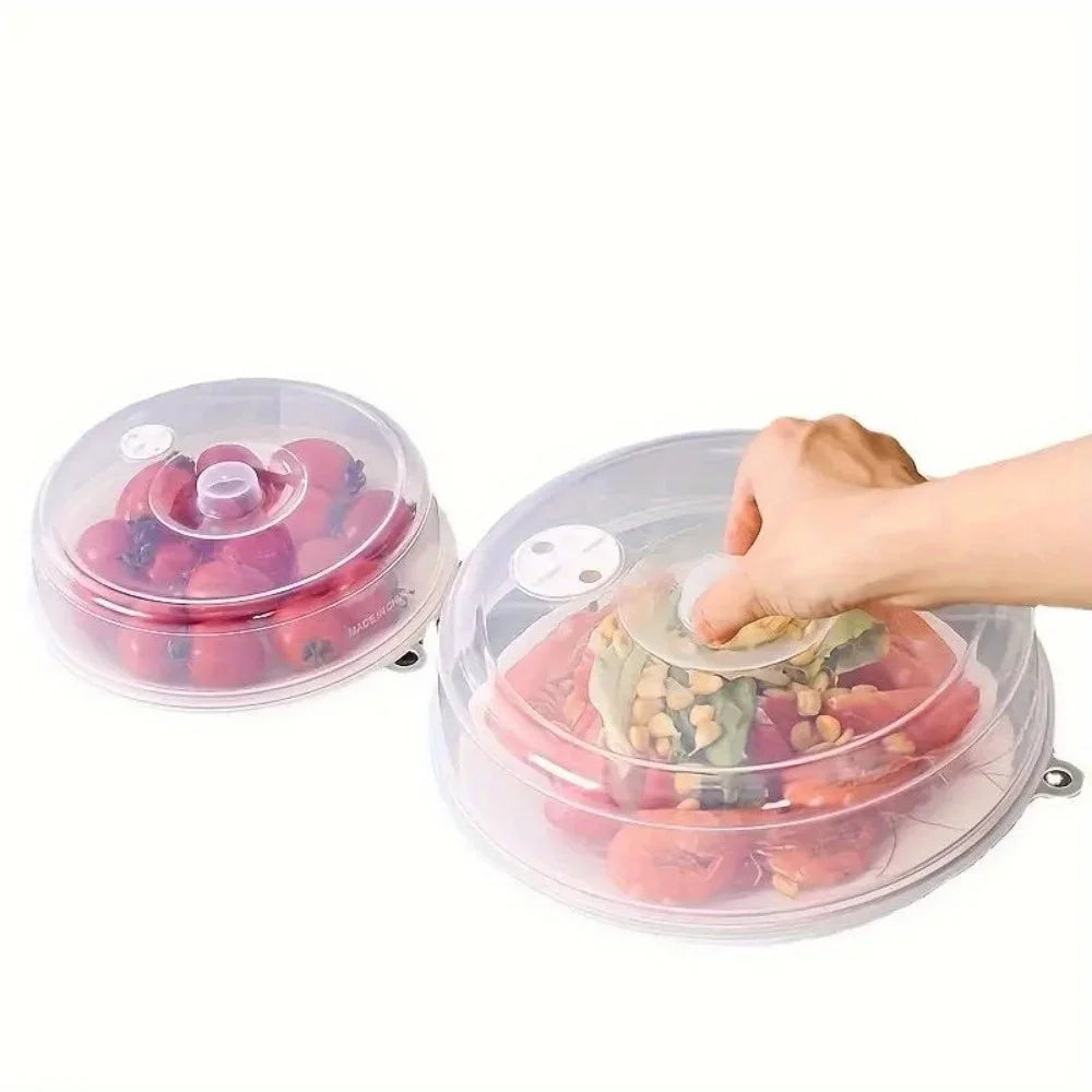 Microwave Dish Cover Refrigerator Fresh- Keeping Dish Cover Anti Splatter Sealing Cover Lid Cold & Heat Resistant Kitchen Tools