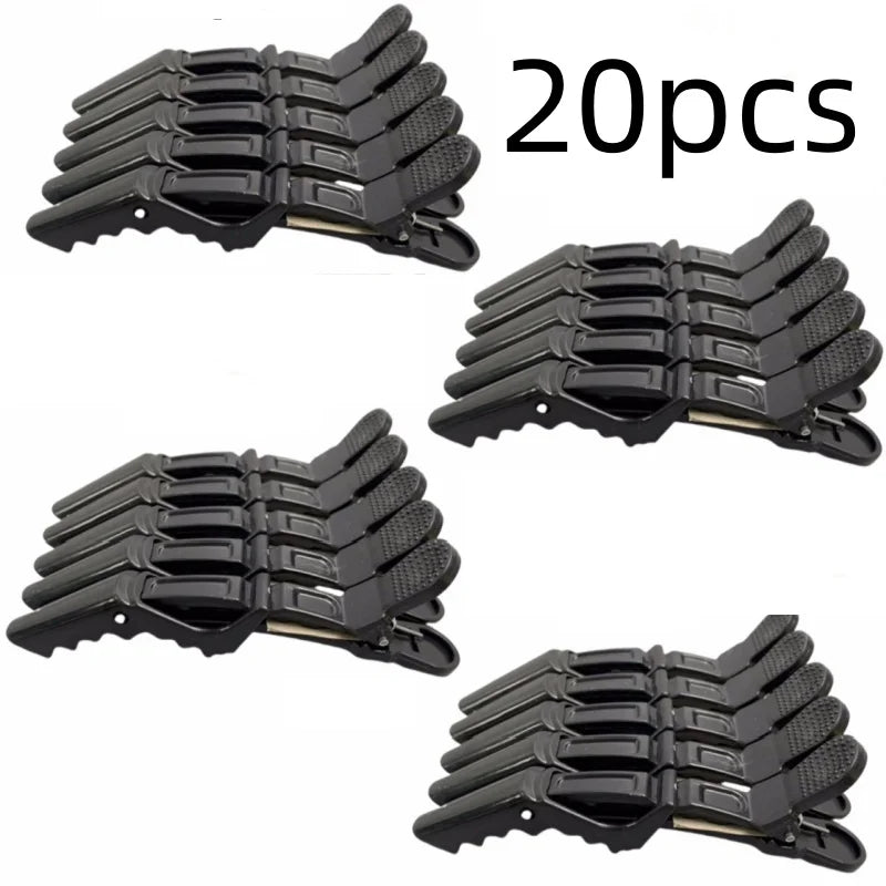 5-30pcs Alligator Hair Clip Plastic Nonslip Hairpin Black Pink Durable Hair Clamp Hairdressing Styling Accessories for Woman Man