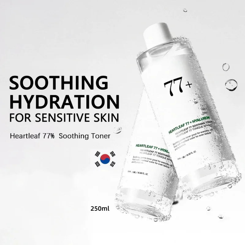 Anua Heartleaf 77% Soothing Toner,Moisturizing,Calming Skin,Refreshing,Purifying for Sensitive Skin Skincare Products 250ml