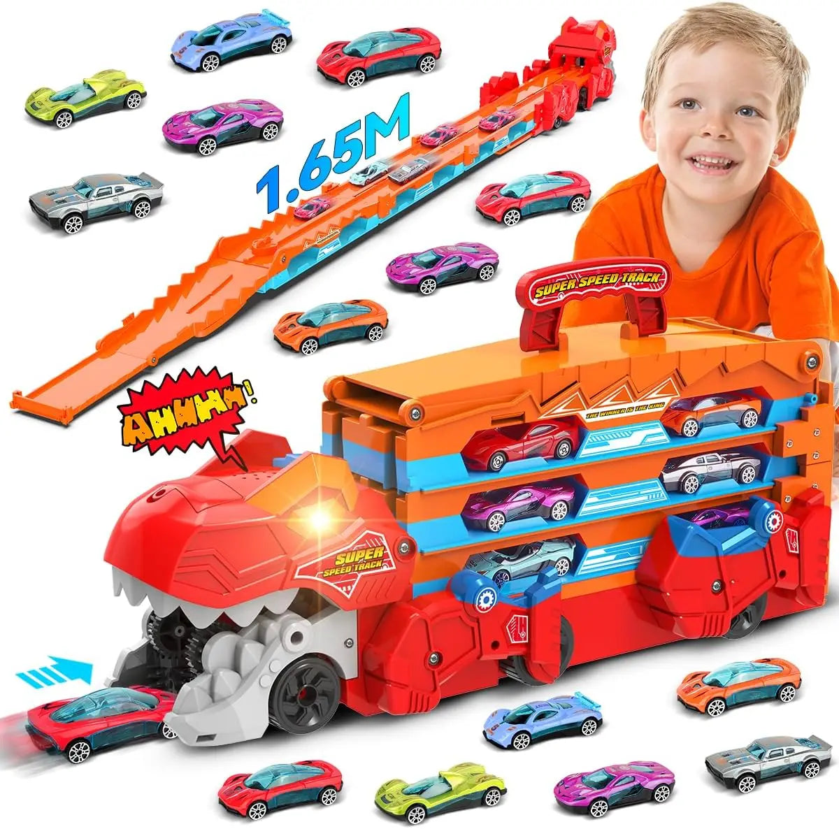 3-in-1 Dinosaur Transport Truck