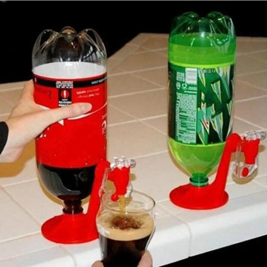 1 Pcs Creative Coke Bottle Inverted Water Dispenser Party Supplies Hand Pressure Switch Drinks Coke Sub Drinking Fountains