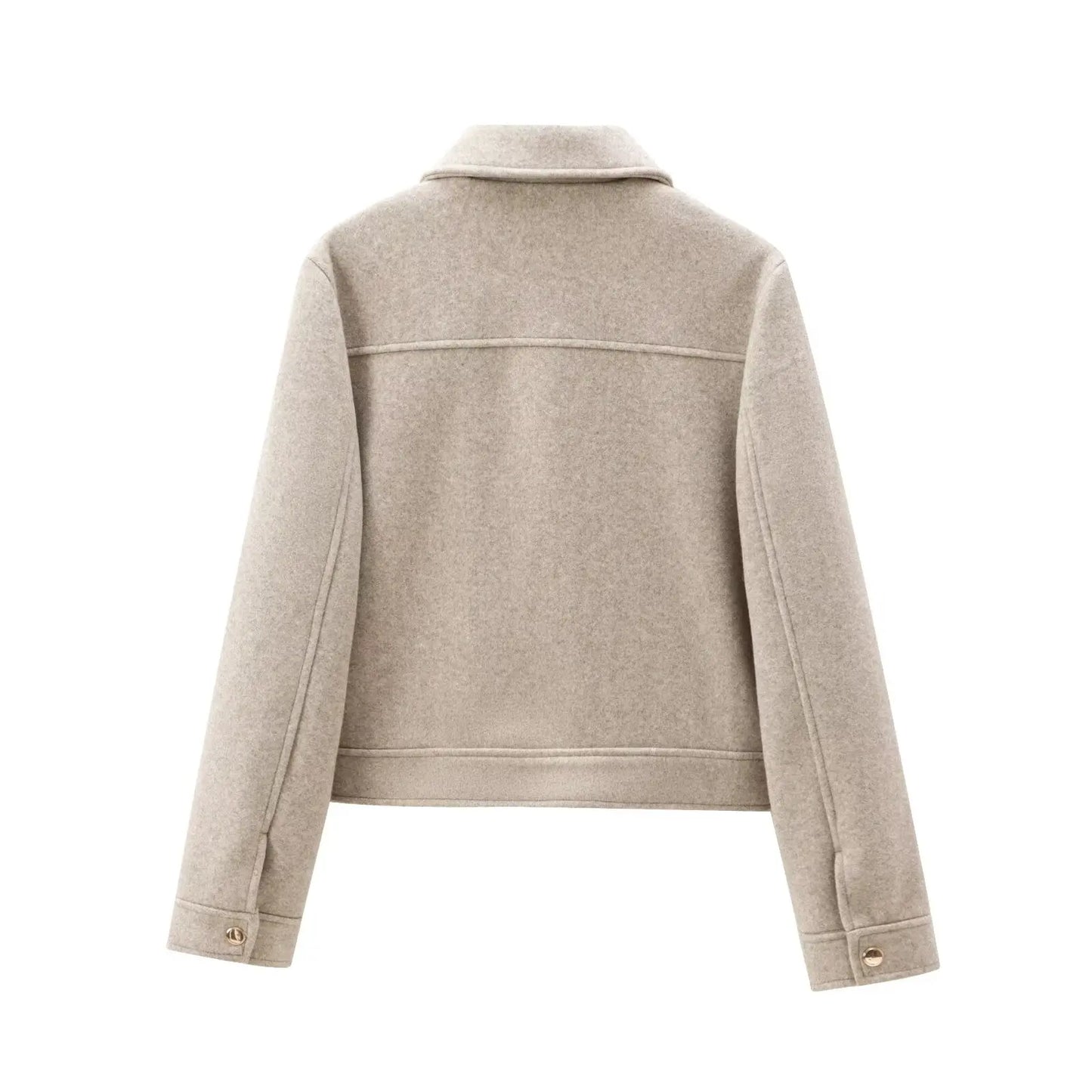 Elegant Women's Winter Zipper Jacket