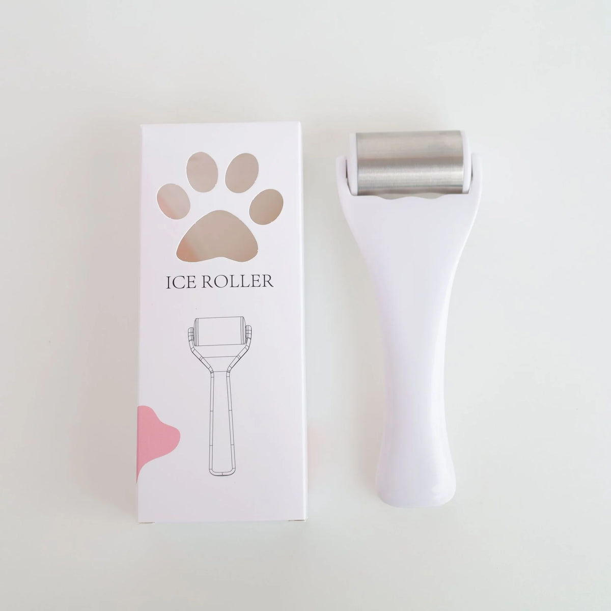 Ice Face Roller 304 Stainless Steel Facial Massager Cooling Roller for Face Eyes Depuffing Puffiness Relief Skin Tightening
