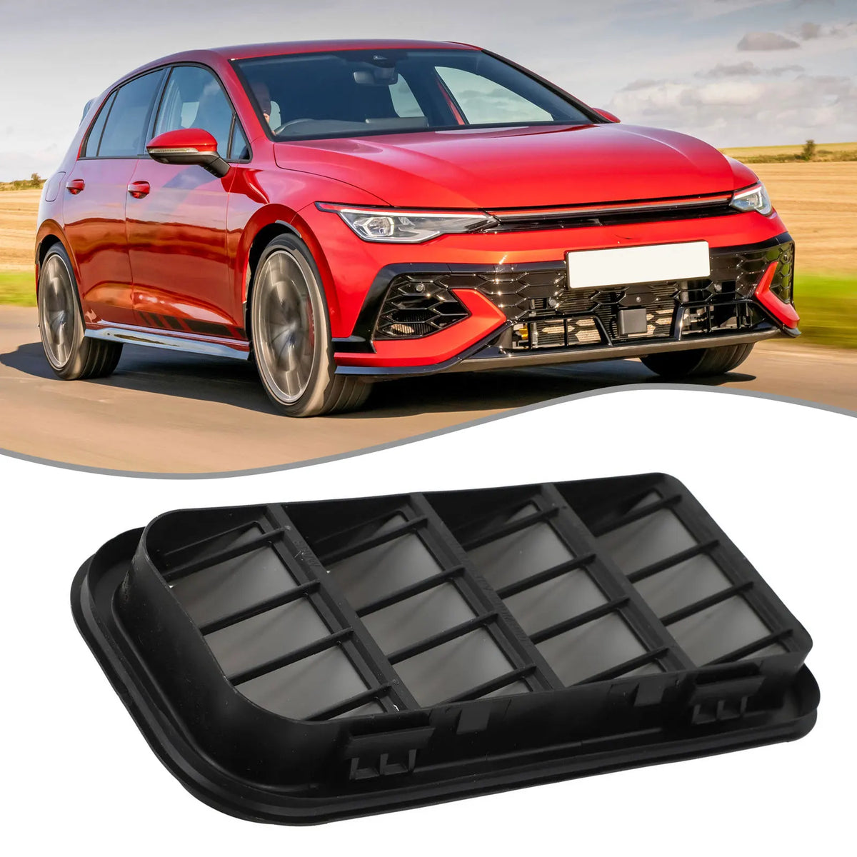 Rear Quarter Panel Ventilation Grille for GOLF MK7 (2015 2021) OEM Number 7N0819465F Reliable ABS Material for Replacement