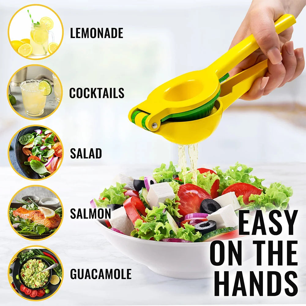 1pc Lemon Squeezer  Fresh Orange Citrus Lime Fresh Fruit Juicer Press Metal Hand Press Extractor Portable Manual Juicer