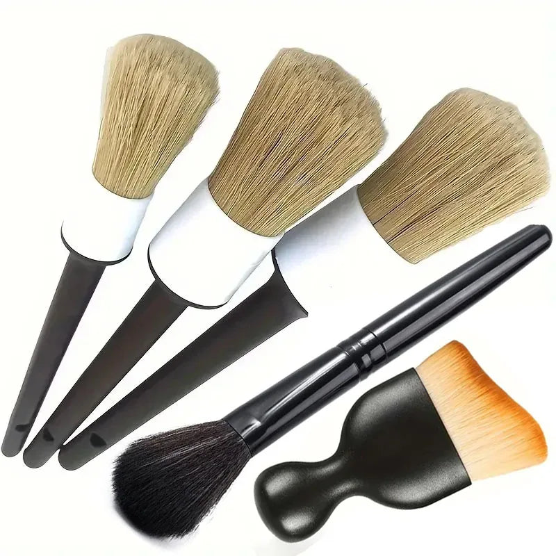 Car Detailing Brush Set Car Cleaning Brushes Sponges Towels for Car Air Vents Rim Cleaning Dirt Dust Clean Tool Wash Accessories