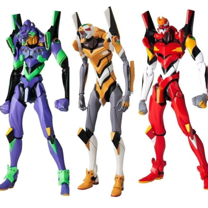 Figuras Ação Articuladas Neon Genesis Evangelion EVA Unidade-01 e Unidade-00, Kits de Modelagem e Brinquedos - Presente Perfeito