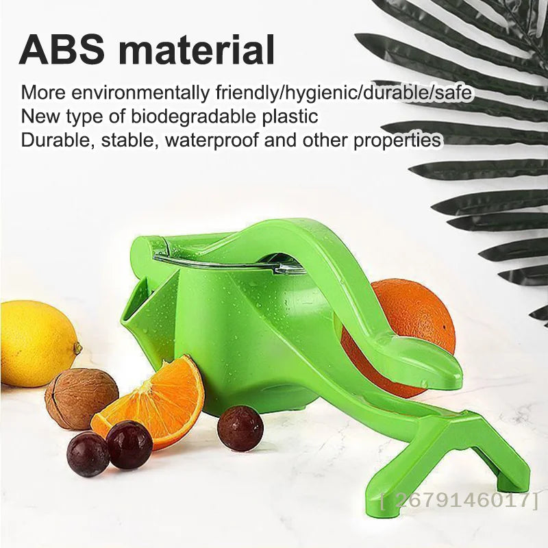 【YY26】1pc Green Multifunctional Juicer Handheld Non-electric Lemon Squeezer Fruit Vegetable Small Juicer Manual Juicer