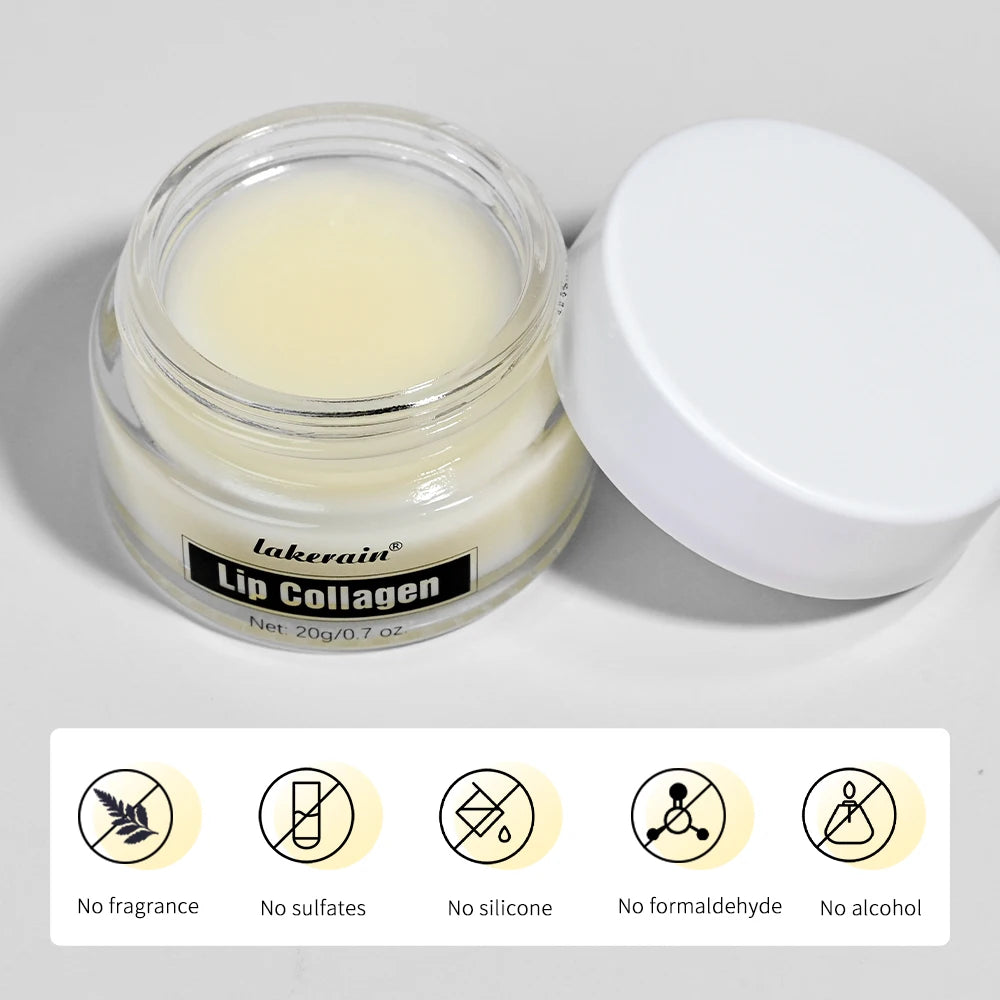 Collagen Lip Mask Moisturizing Hydrating Dry Lips Smooth Fine Lines Increase Lip Vibrancy And strengthen Barrier Lips Skin Care