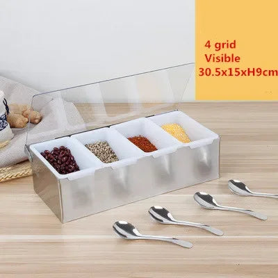 Stainless Steel Seasoning Box
