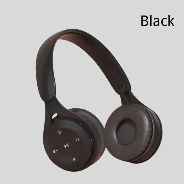 Foldable Over Ear Bluetooth 5.0 Headphones Macaron Color Wireless Stereo Headset With Microphone Noise Reduction Music Earphones